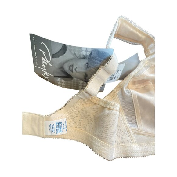 Vintage Womens Playtex Bra Size 36B Beige Comfort Straps Seamed Cups Modest NWT - Picture 4 of 4